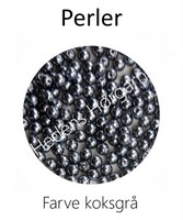 Perler 3 mm farve koksgrå